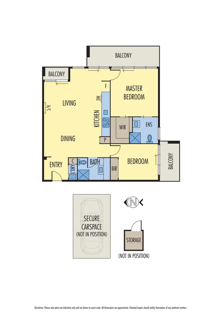 Floorplan of Homely apartment listing, 102/60 Broadway, Elwood VIC 3184