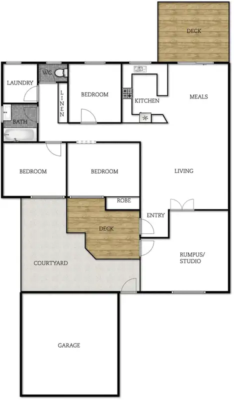 Floorplan of Homely house listing, 7 Themeda Place, Rivett ACT 2611