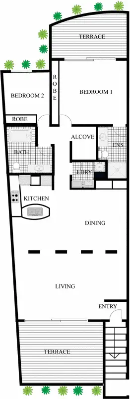 Floorplan of Homely apartment listing, 24/1 Eldridge Crescent, Garran ACT 2605