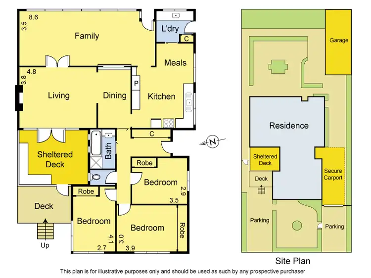 Floorplan of Homely house listing, 6 McKenzie Court, Greensborough VIC 3088