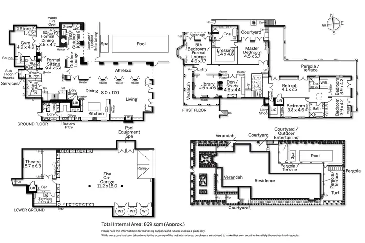 Floorplan of Homely house listing, 7 Shakespeare Grove, Hawthorn VIC 3122