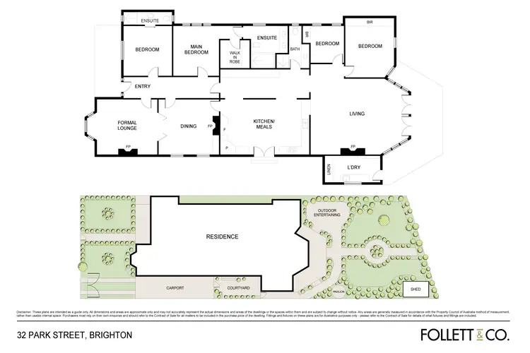Floorplan of Homely house listing, 32 Park Street, Brighton VIC 3186