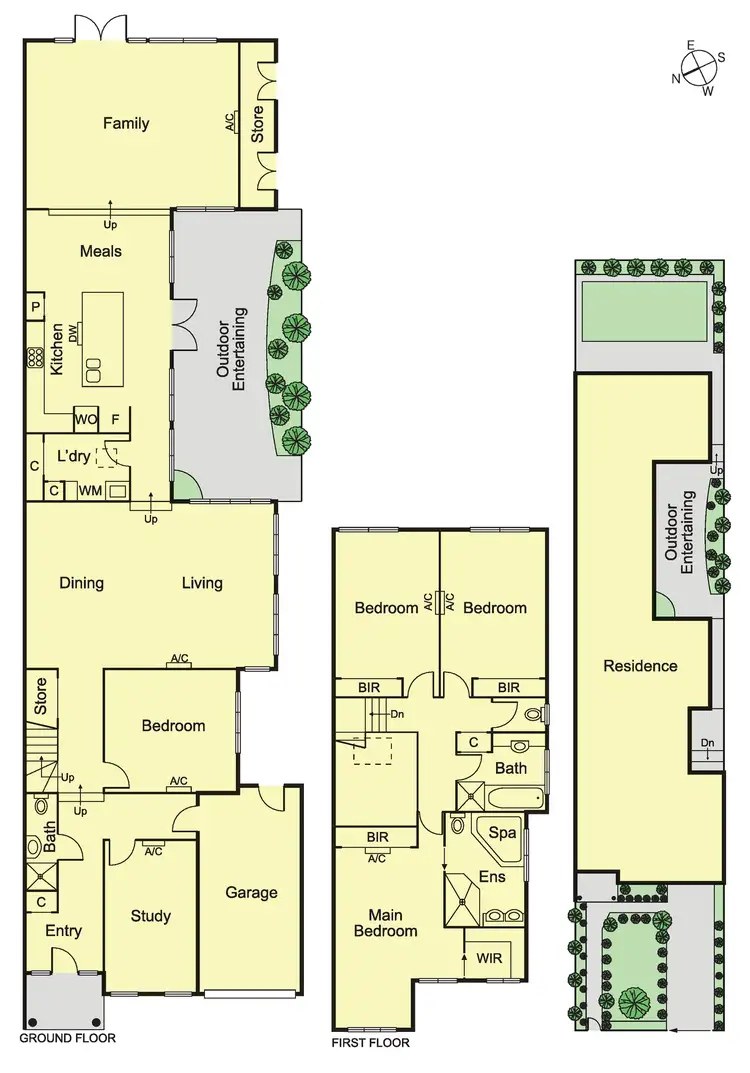 Floorplan of Homely townhouse listing, 18 Ash Grove, Caulfield VIC 3162