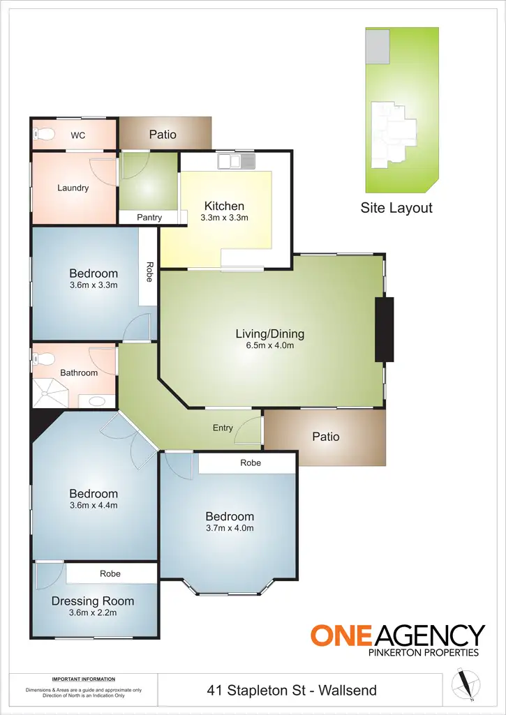 Floorplan of Homely house listing, 41 Stapleton Street, Wallsend NSW 2287
