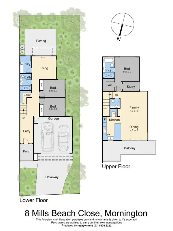 Floorplan of Homely house listing, 8 Mills Beach Close, Mornington VIC 3931