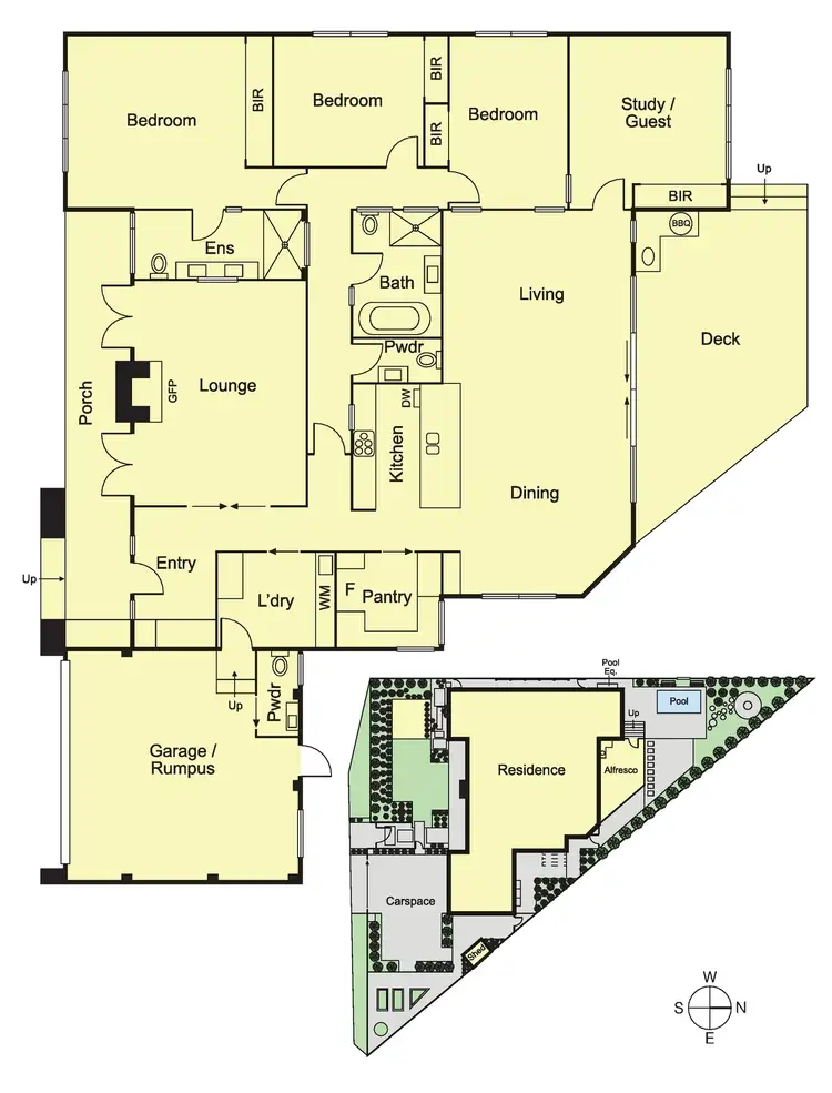 Floorplan of Homely house listing, 5 Florida Court, Moorabbin VIC 3189
