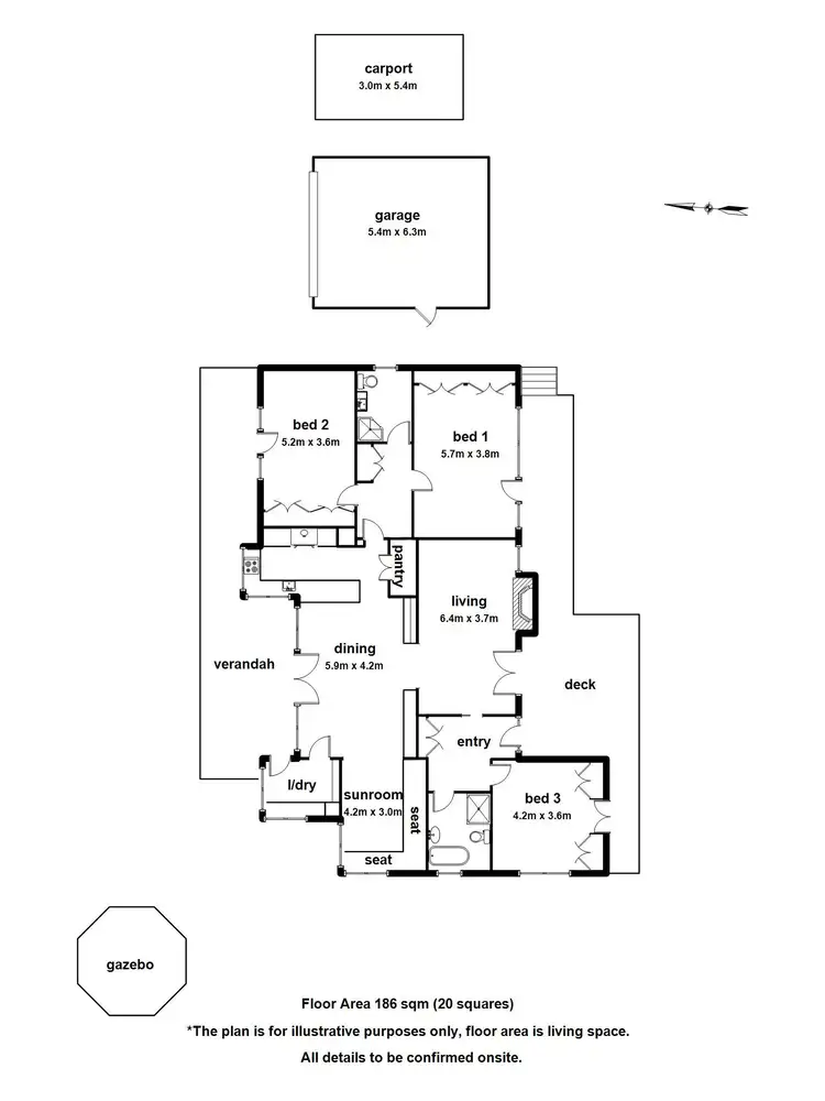 Floorplan of Homely house listing, 20 Old Coonara Road, Olinda VIC 3788