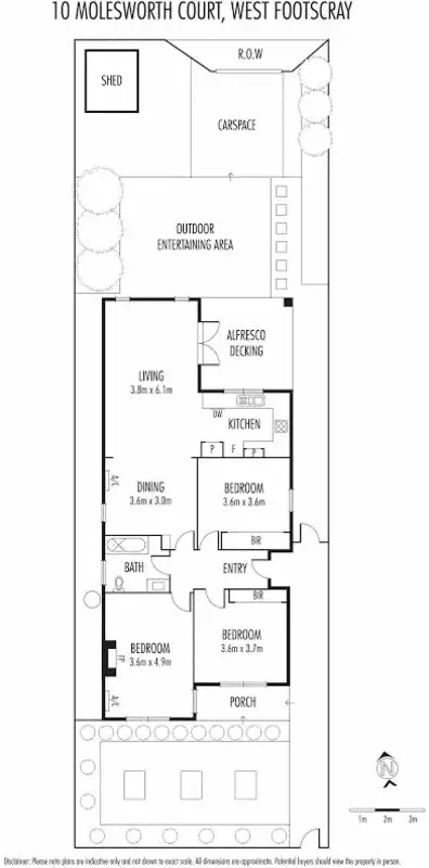 Floorplan of Homely house listing, 10 Molesworth Court, West Footscray VIC 3012