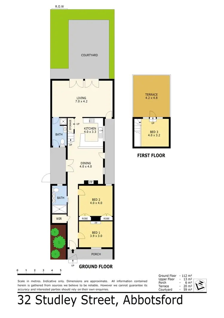 Floorplan of Homely house listing, 32 Studley Street, Abbotsford VIC 3067