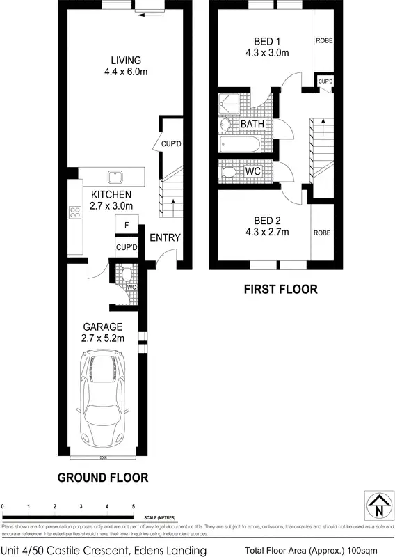 Floorplan of Homely unit listing, 4/50 Castile Crescent, Edens Landing QLD 4207