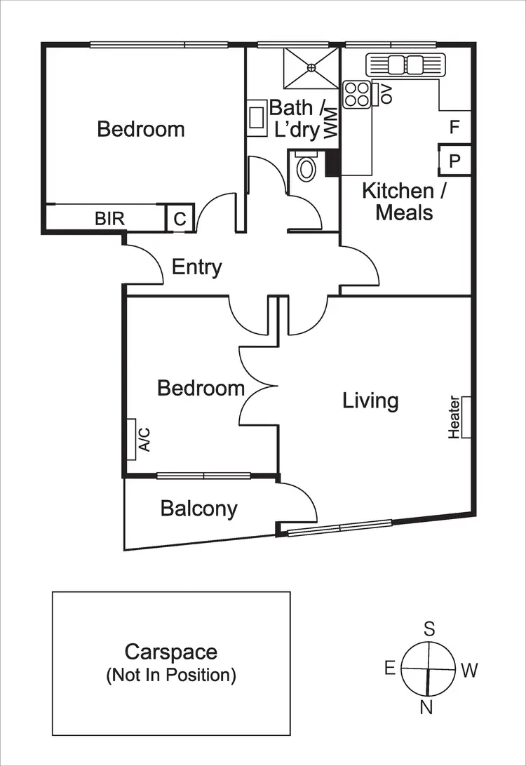 Floorplan of Homely apartment listing, 14/327 Orrong Road, St Kilda East VIC 3183