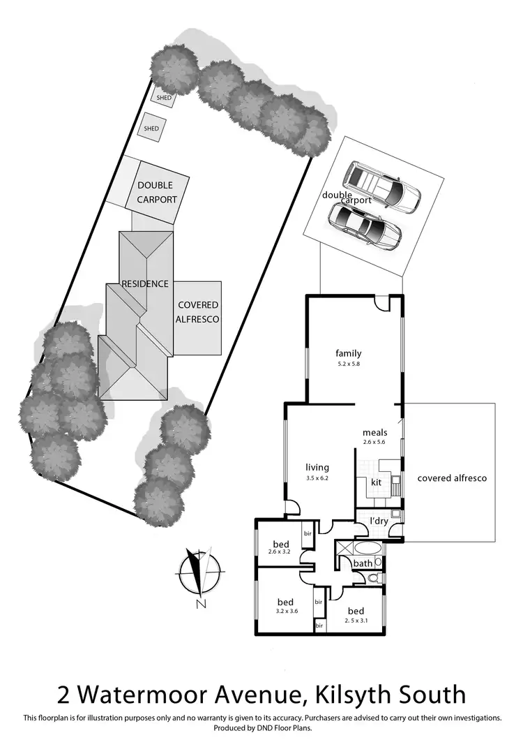 Floorplan of Homely house listing, 2 Watermoor Avenue, Kilsyth South VIC 3137