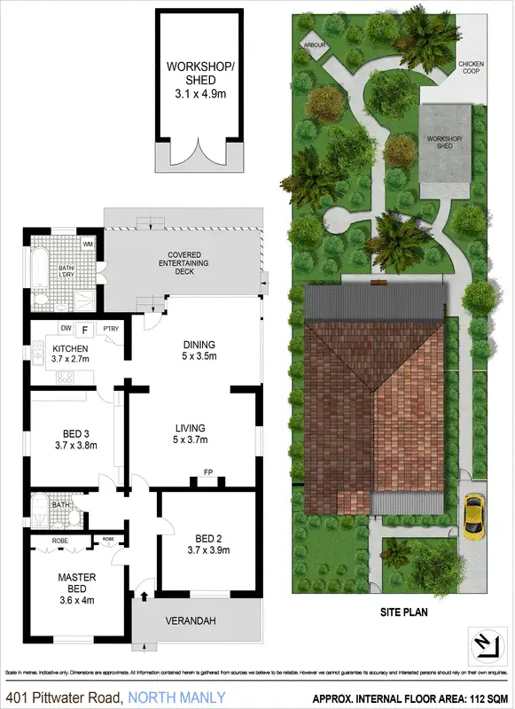 Floorplan of Homely house listing, 401 Pittwater Road, North Manly NSW 2100