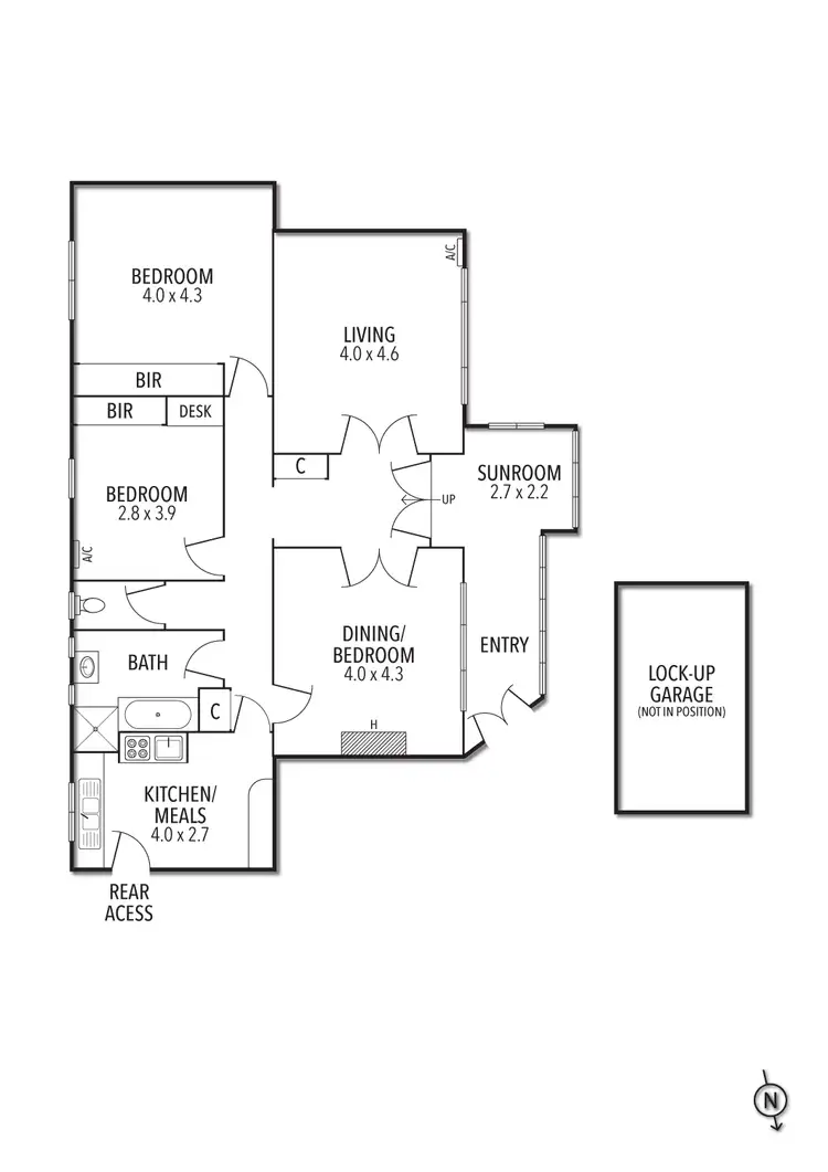 Floorplan of Homely apartment listing, 4/8 Balaclava Road, St Kilda East VIC 3183