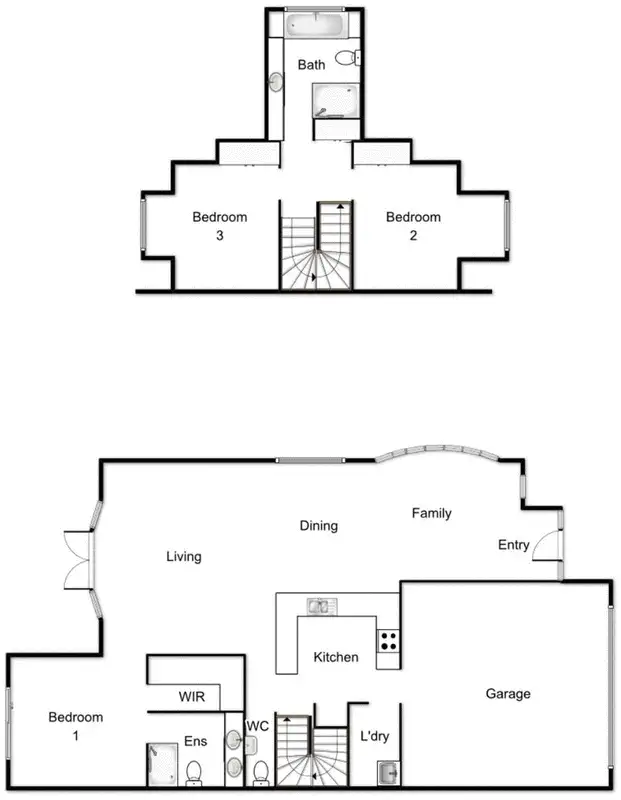 Floorplan of Homely townhouse listing, 103/50 Ellenborough Street, Lyneham ACT 2602