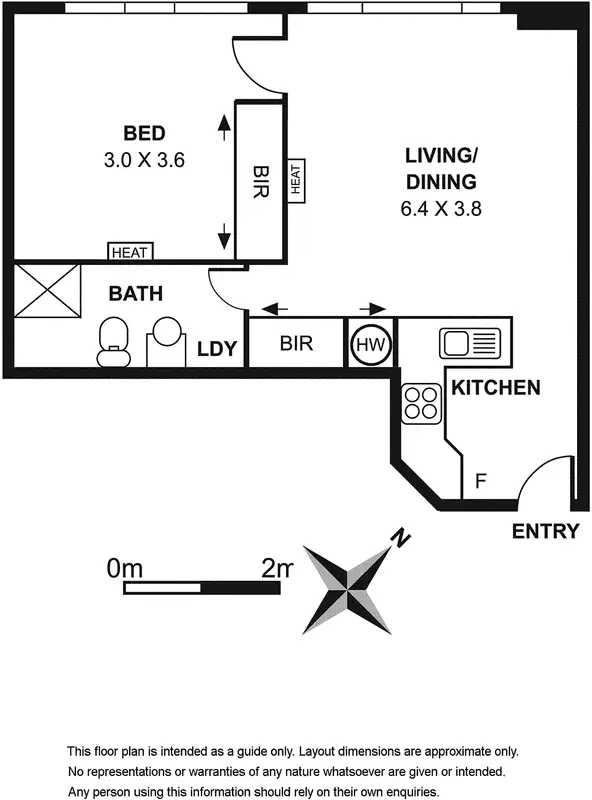 Floorplan of Homely apartment listing, 201/441 Lonsdale Street, Melbourne VIC 3000