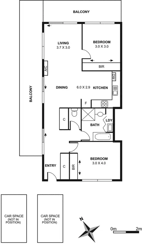Floorplan of Homely apartment listing, 35/210 Normanby Road, Notting Hill VIC 3168