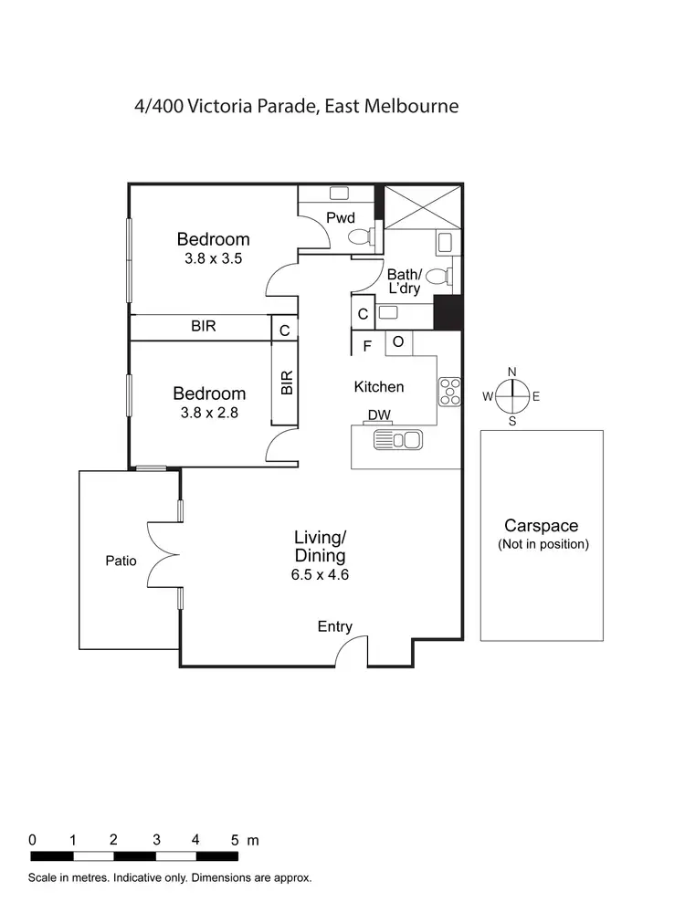 Floorplan of Homely apartment listing, 4/400 Victoria Parade, East Melbourne VIC 3002