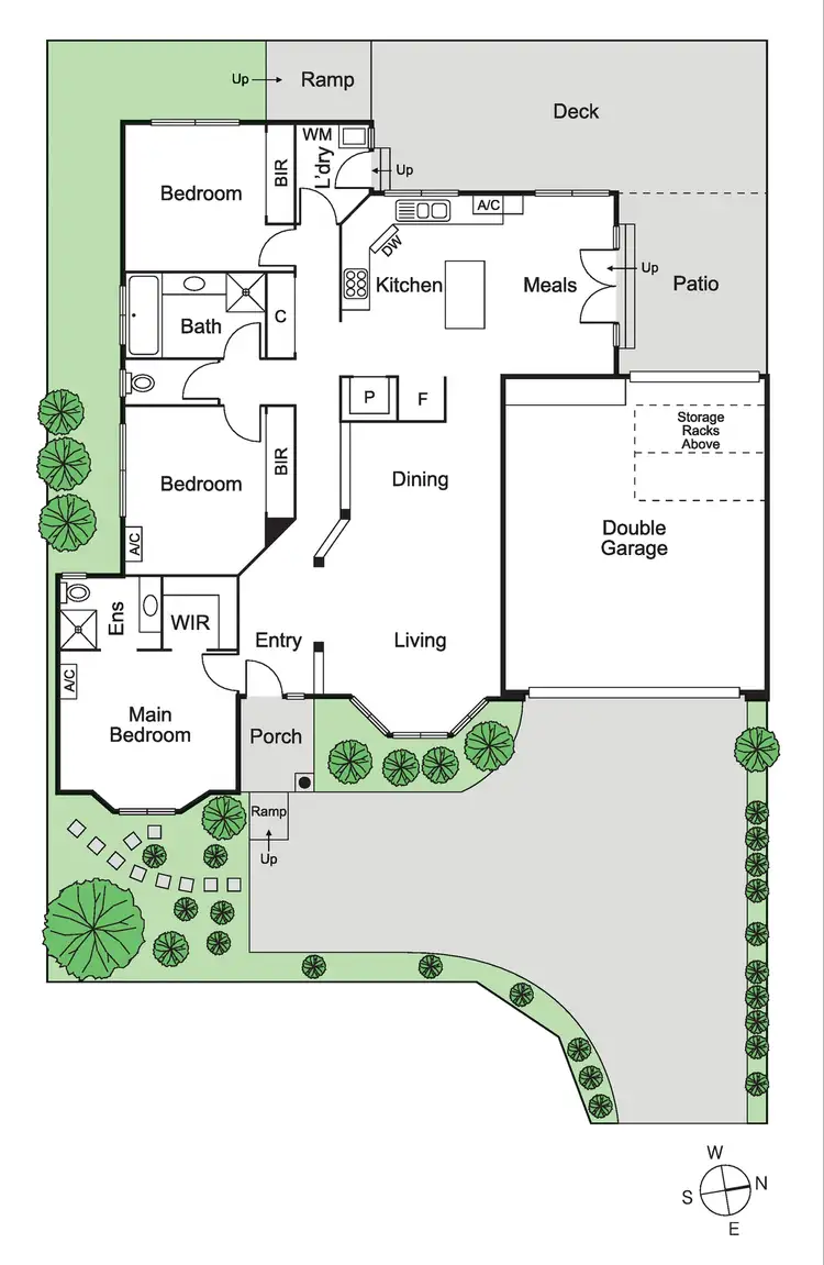 Floorplan of Homely unit listing, 51A Wards Grove, Bentleigh East VIC 3165