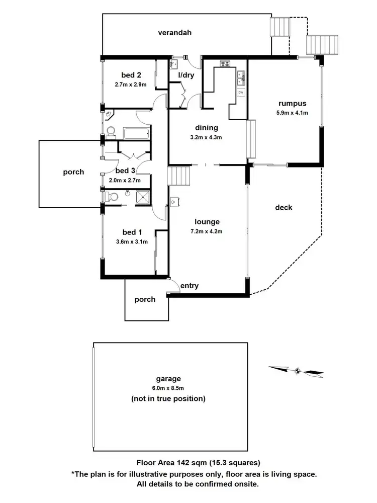 Floorplan of Homely house listing, 8 Dalkeith Crescent, Belgrave VIC 3160
