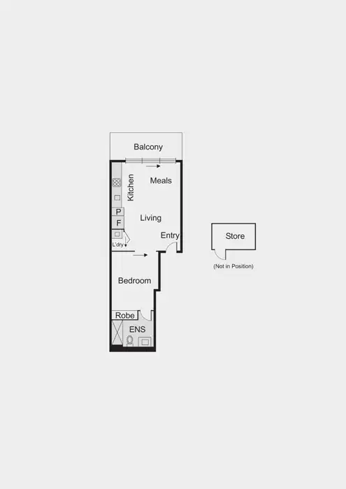 Floorplan of Homely apartment listing, 209/99 Dow Street, Port Melbourne VIC 3207