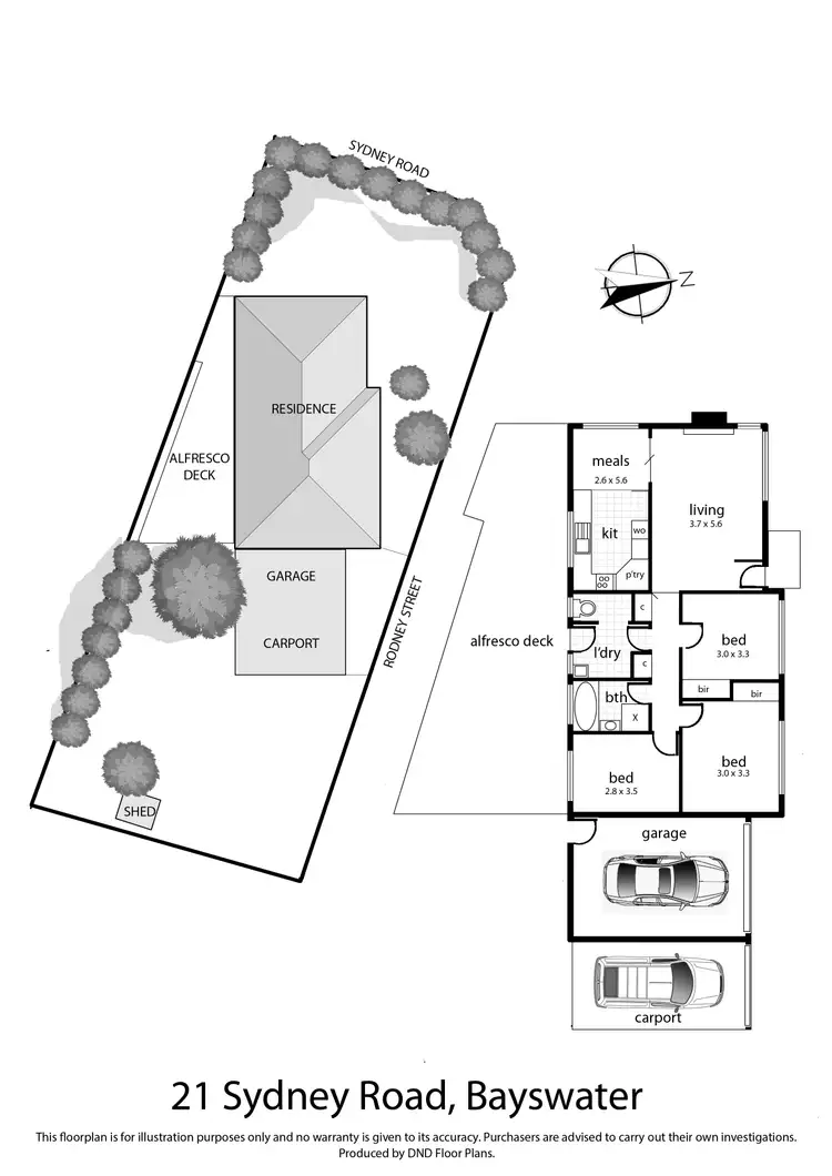 Floorplan of Homely house listing, 21 Sydney Road, Bayswater VIC 3153