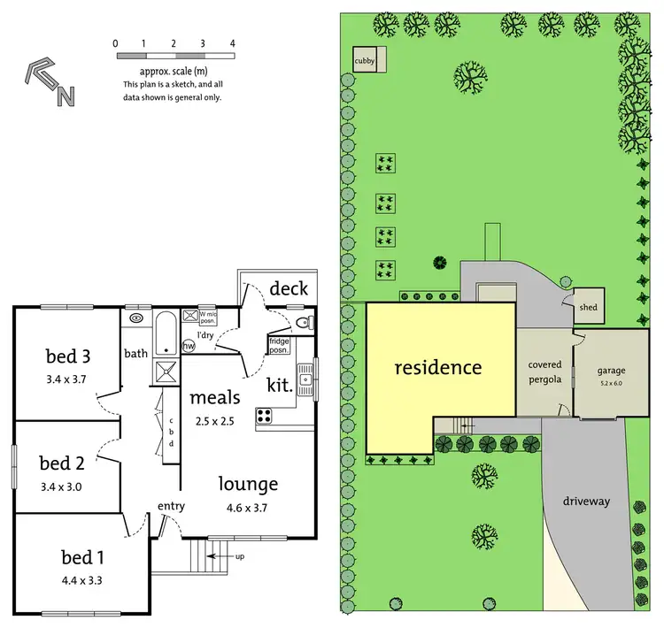 Floorplan of Homely house listing, 17 Ash Grove, Montrose VIC 3765