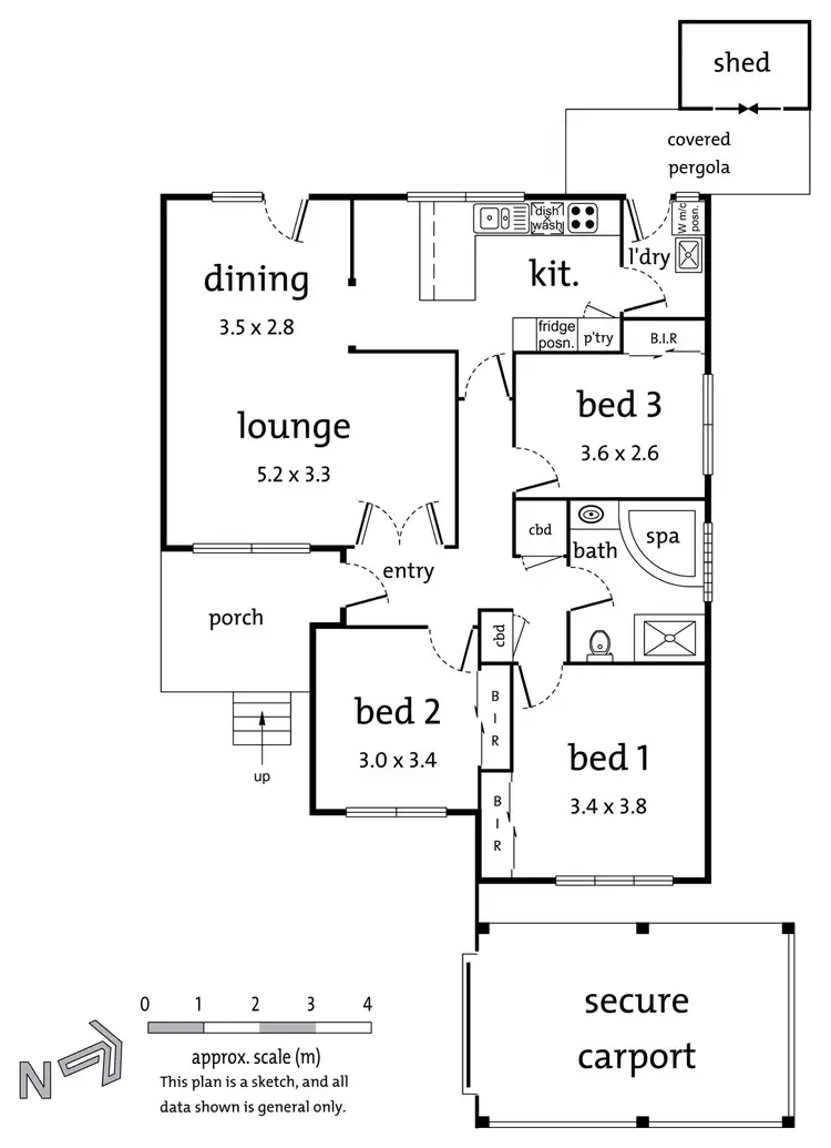 Floorplan of Homely unit listing, 5 Myrtle Court, Doncaster East VIC 3109