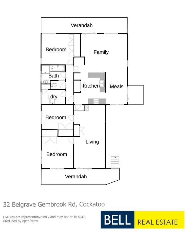 Floorplan of Homely house listing, 32 Belgrave-Gembrook Road, Cockatoo VIC 3781
