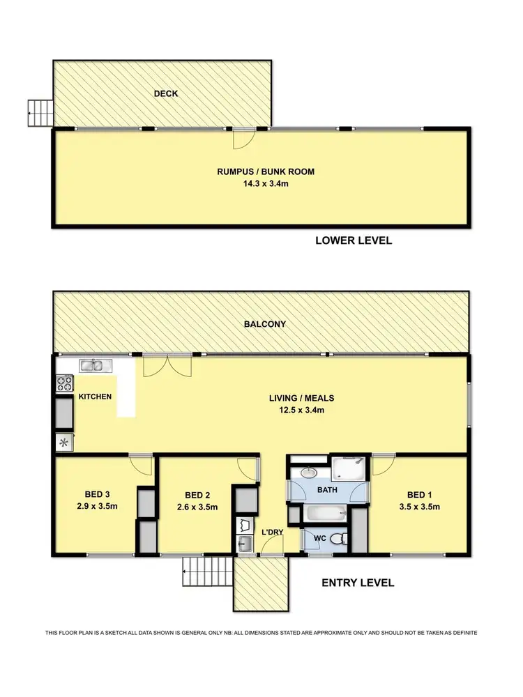 Floorplan of Homely house listing, 75 Parker Street, Anglesea VIC 3230