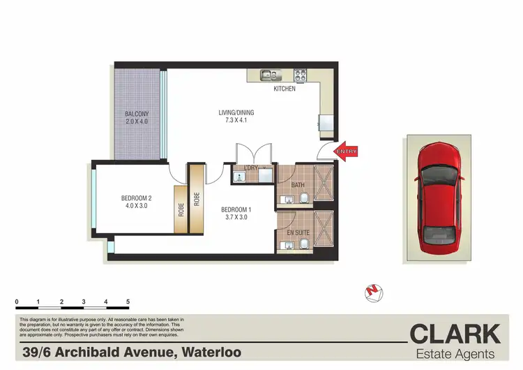 Floorplan of Homely apartment listing, 39/6 Archibald Avenue, Waterloo NSW 2017