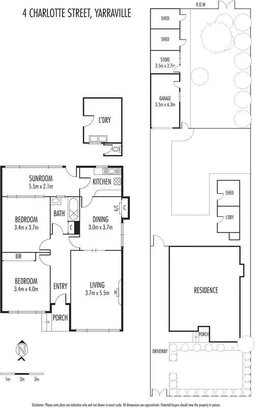 Floorplan of Homely house listing, 4 Charlotte Street, Yarraville VIC 3013