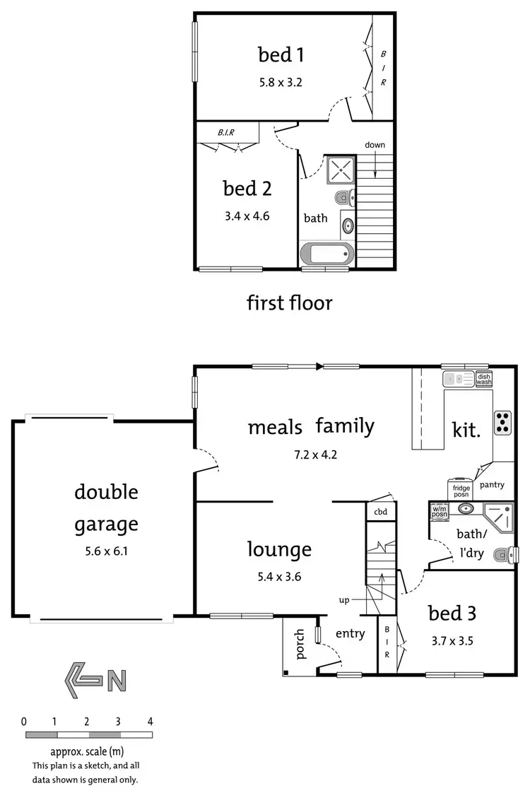 Floorplan of Homely house listing, 3 Bacchus Drive, Croydon South VIC 3136