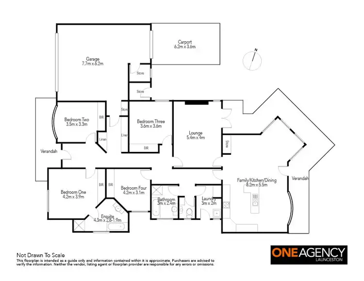 Floorplan of Homely house listing, 78 Benwerrin Crescent, Norwood TAS 7250