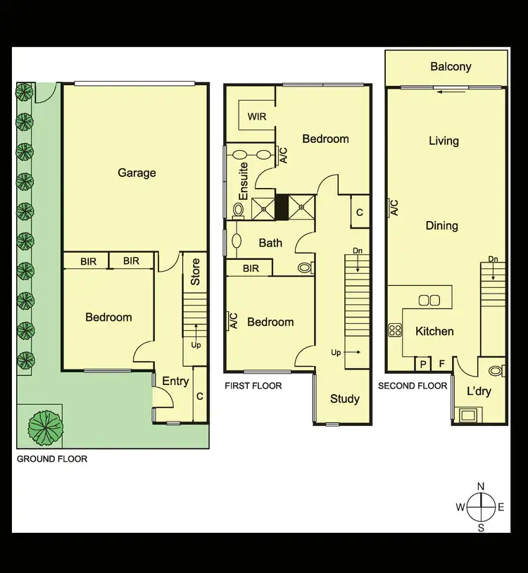 Floorplan of Homely townhouse listing, 5/380 Carlisle Street, St Kilda East VIC 3183