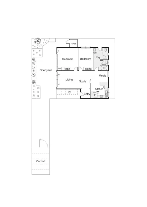 Floorplan of Homely house listing, 27A Austin Avenue, Elwood VIC 3184