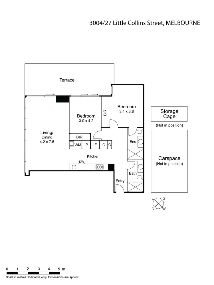 Floorplan of Homely apartment listing, 3004/27 Little Collins Street, Melbourne VIC 3000