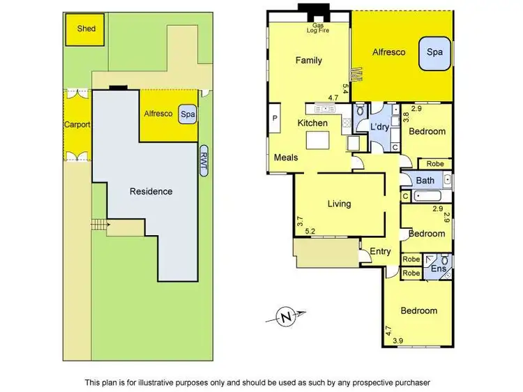 Floorplan of Homely house listing, 47 Pinehills Drive, Greensborough VIC 3088