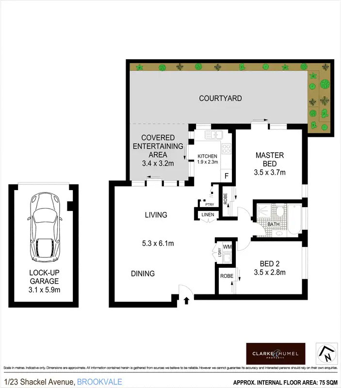Floorplan of Homely apartment listing, 1/21-23 Shackel Avenue, Brookvale NSW 2100