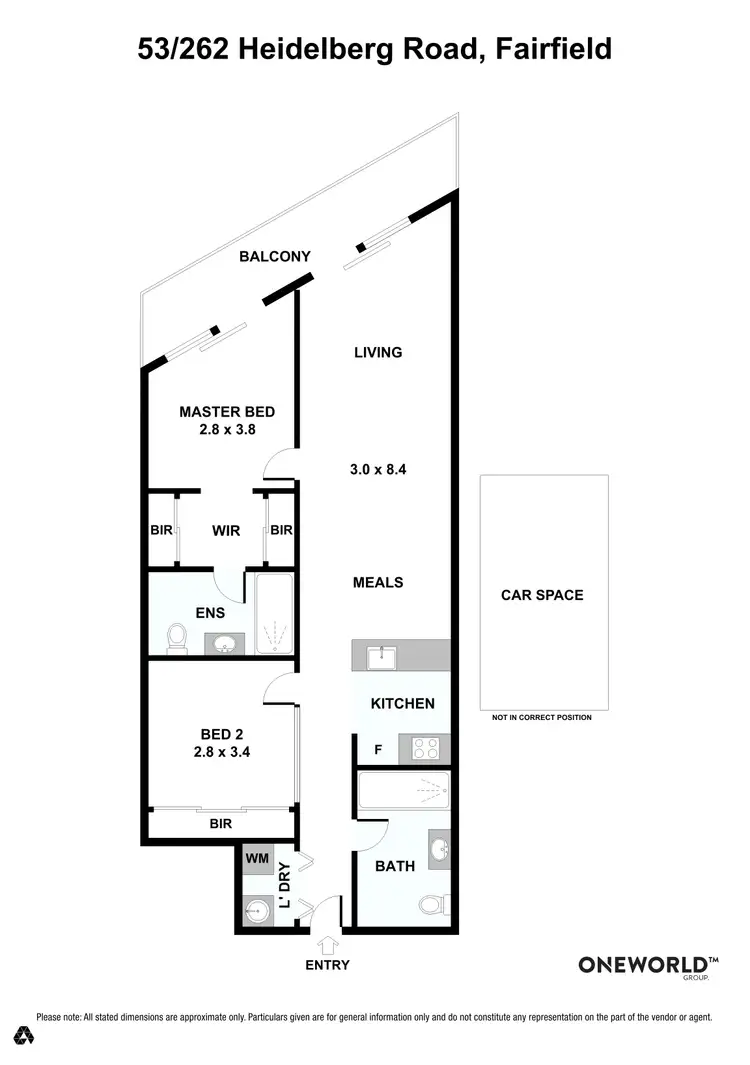 Floorplan of Homely apartment listing, 53/262 Heidelberg Road, Fairfield VIC 3078