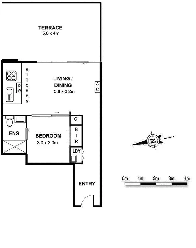 Floorplan of Homely apartment listing, 101/229 Toorak Road, South Yarra VIC 3141