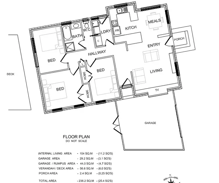 Floorplan of Homely house listing, 10 Anelida Street, Rye VIC 3941