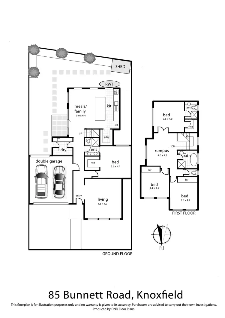 Floorplan of Homely house listing, 85 Bunnett Road, Knoxfield VIC 3180