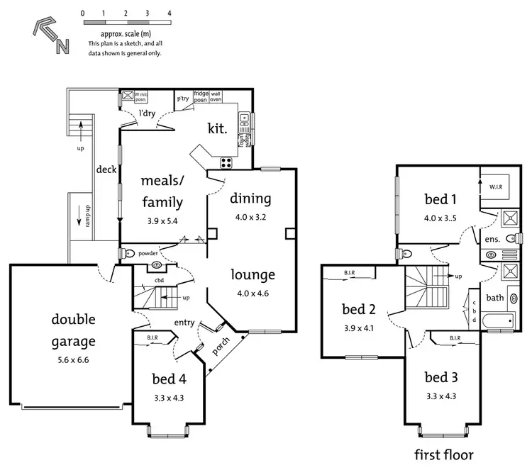 Floorplan of Homely townhouse listing, 1/10 Linden Road, Ringwood North VIC 3134