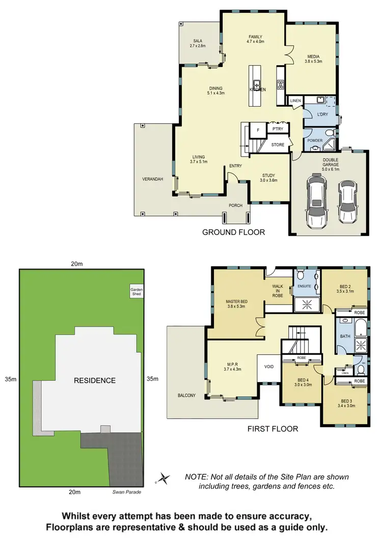 Floorplan of Homely house listing, 3 Swan Parade, Warner QLD 4500