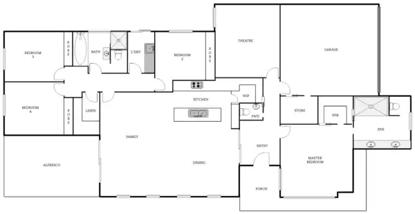 Floorplan of Homely house listing, 15 Hooton Street, Forde ACT 2914