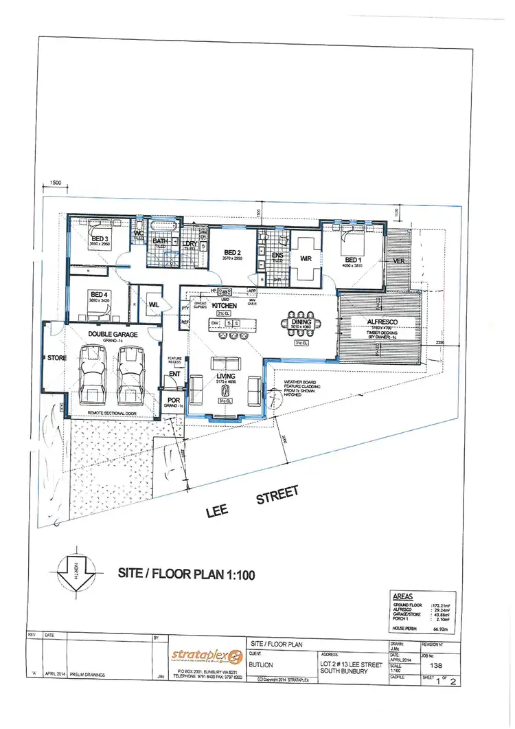 Floorplan of Homely house listing, 13 Lee Street, South Bunbury WA 6230
