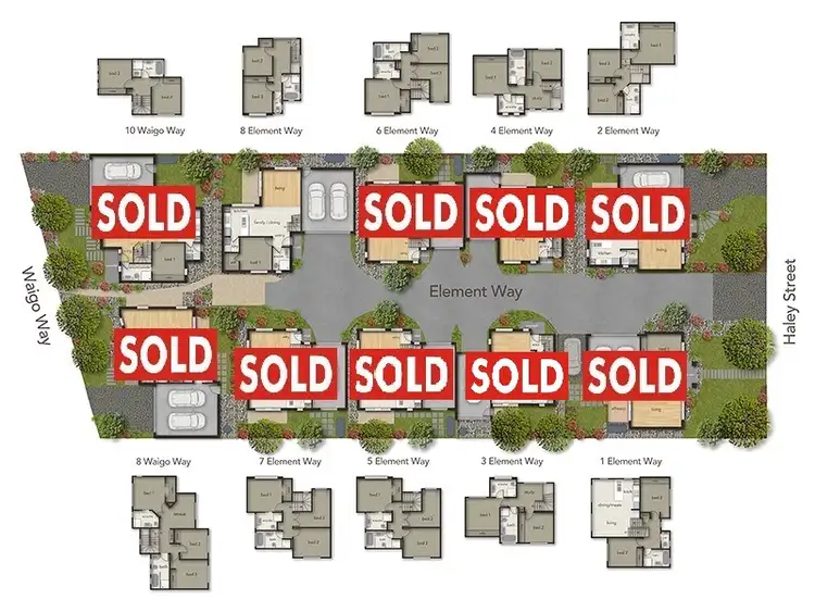 Floorplan of Homely townhouse listing, 11 Haley Street, Diamond Creek VIC 3089