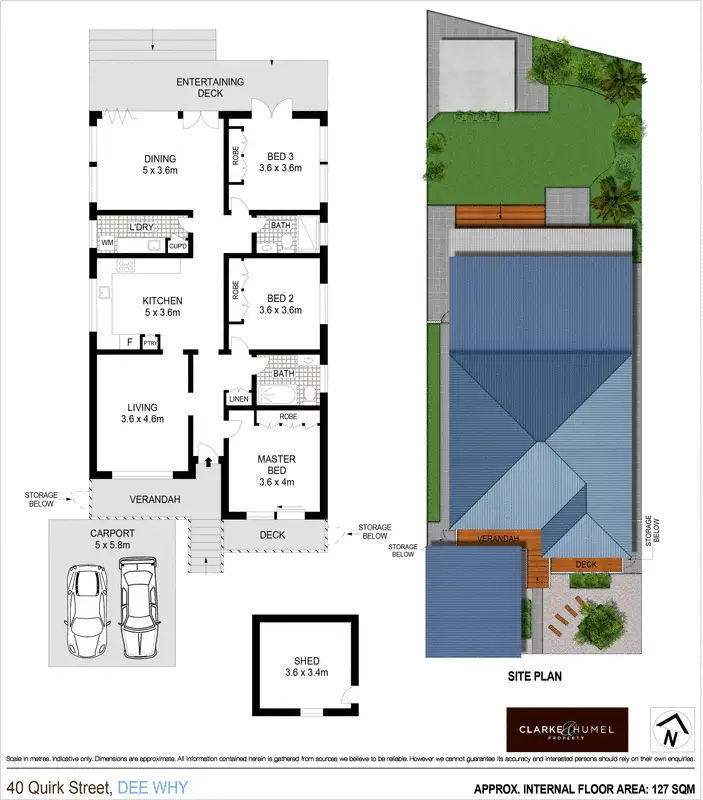 Floorplan of Homely house listing, 40 Quirk Street, Dee Why NSW 2099