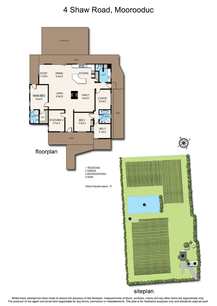 Floorplan of Homely house listing, 4 Shaw Road, Moorooduc VIC 3933